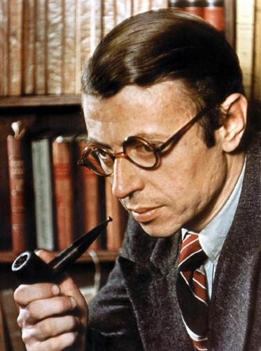 Jean-Paul Sartre (Tricolor Magazine, 1945)