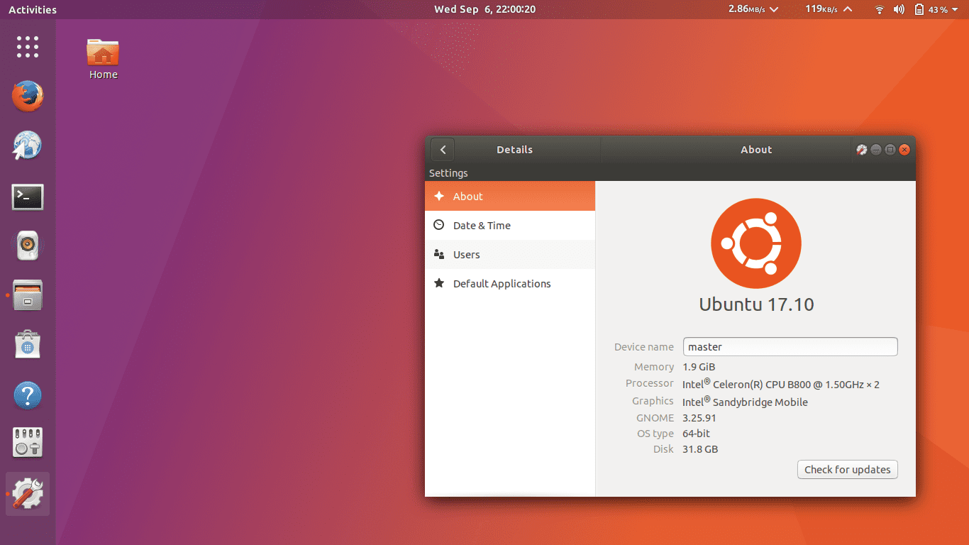 Ubuntu 17.10 – Versão final